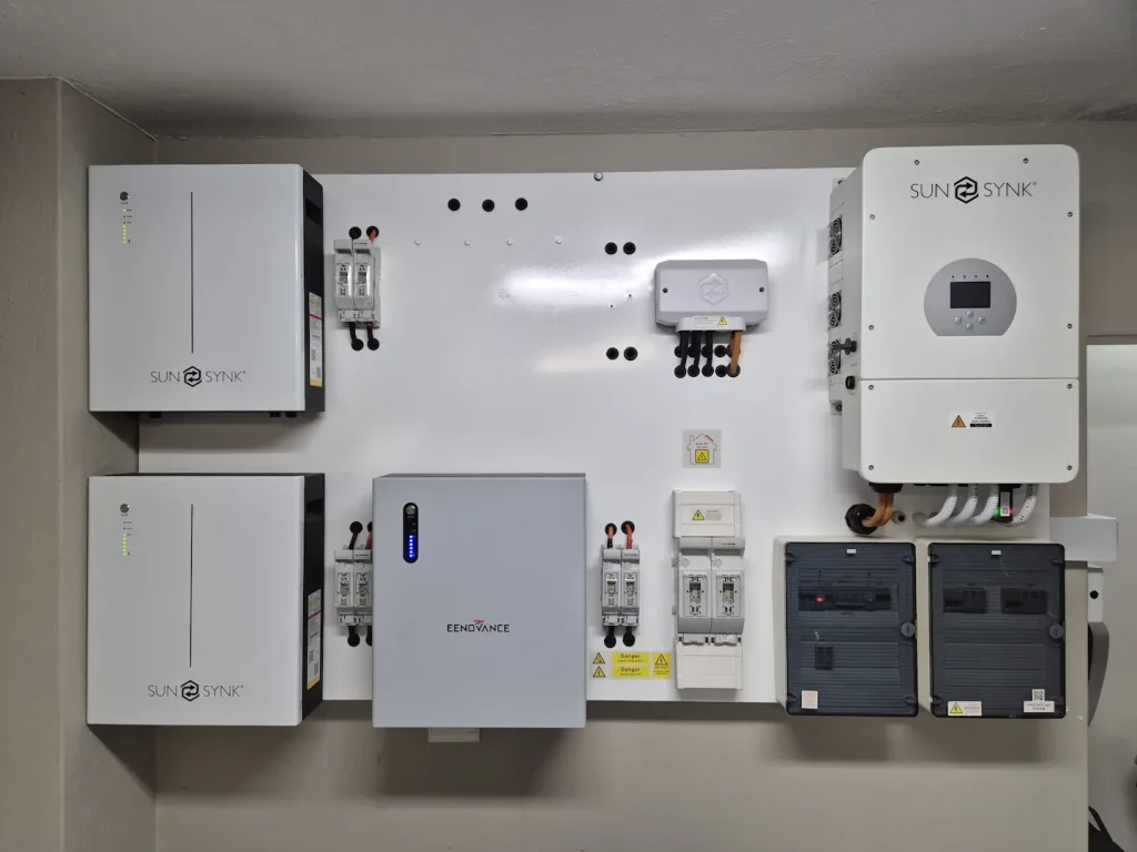 Sistema di conversione e accumulo elettrico a parete